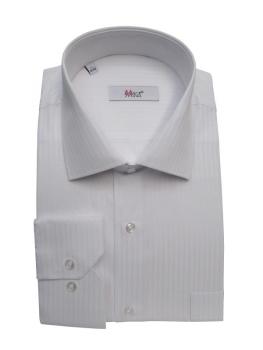 Elegante Herren Hemd Langarm Schattenstreifen