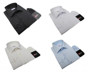 Elegante Herren Hemd Langarm Schattenstreifen