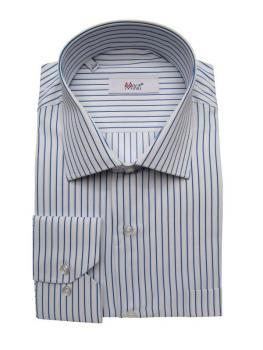 Langarm Herrenhemd gestreift Klassisch