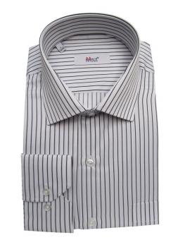 Langarm Herrenhemd gestreift Klassisch