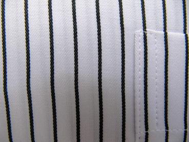 Langarm Herrenhemd gestreift Klassisch