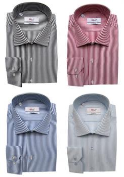 Langarm Hemd Blockstreifen Slim Fit in Köln