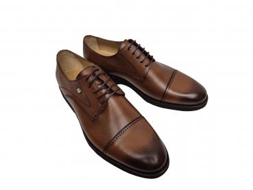 Herren Schnürschuhe Bequem Echtleder