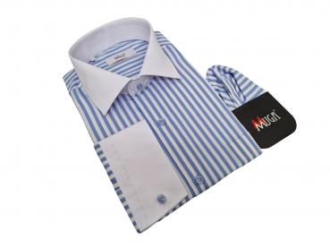 Winchester Kragen Hemd gestreift Regular Fit