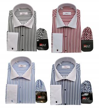 Winchester Kragen Hemd gestreift Regular Fit