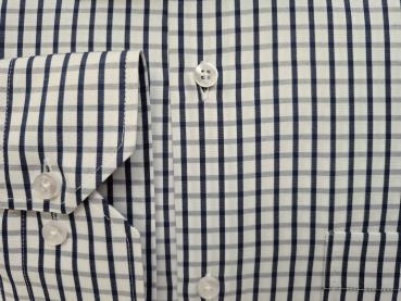 Regular Herren Hemd Kariert Langarm