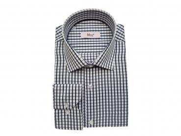 Regular Herren Hemd Kariert Langarm