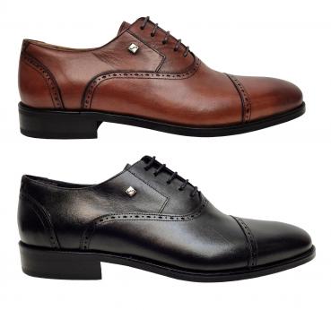 Herren Brogue Lederschuhe Anzugschuhe