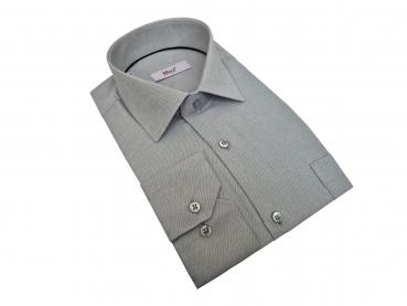 Fischgratmuster Lang Arm Herren Hemd Regular