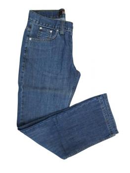 Klassische Herren Jeans Hose Blau