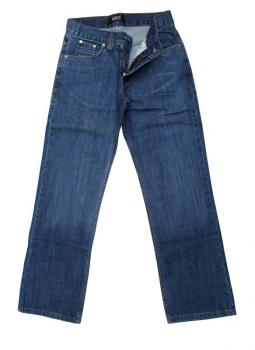 Klassische Herren Jeans Hose Blau