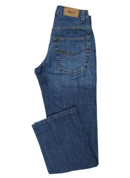 Klassische Herren Jeans Hose Blau