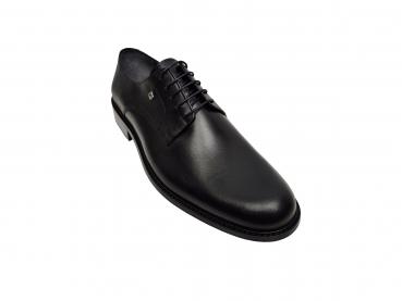 Elegante Herren Leder Schuhe Schwarz