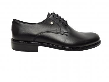 Elegante Herren Leder Schuhe Schwarz