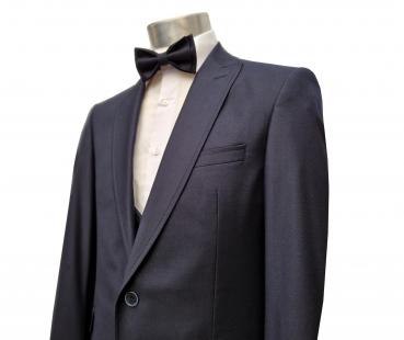 Regular Fit Herren Anzug mit Weste Kurzgrößen