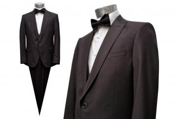 Regular Fit Herren Anzug mit Weste Kurzgrößen