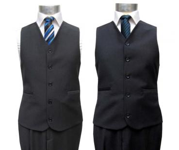 gestreifte Herrenweste Anzugweste Regular