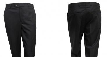 Herrenhosen Bequeme Schnitt Schwarz