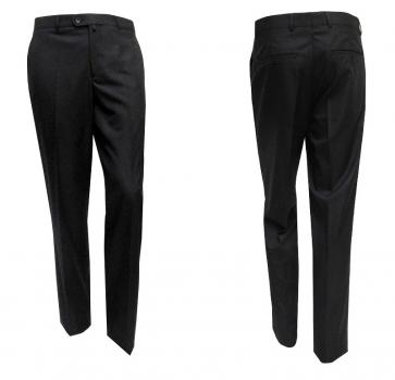 Herrenhosen Bequeme Schnitt Schwarz