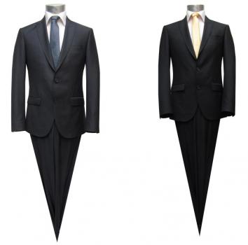 Elegante Herren Anzug Slim Fit mit Weste