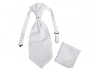 Plastron (Krawatte) mit Einstecktuch