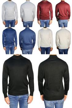 Stehkragen Herren Pullover