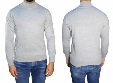 Stehkragen Herren Pullover