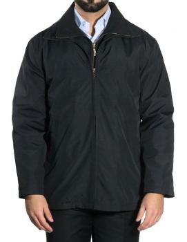 Herren Herbst WinterJacke Parka Schwarz