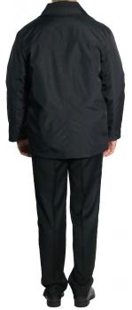 Herren Herbst WinterJacke Parka Schwarz