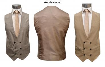 Herren Seersucker Anzug Slim Fit mit Weste