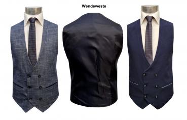 Herren Seersucker Anzug Slim Fit mit Weste