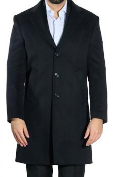 Herren Woll Mantel knielang