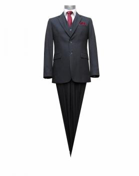 Herren Anzug 3-Teilig 120s Anthrazit