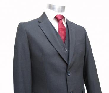 Herren Anzug 3-Teilig 120s Anthrazit