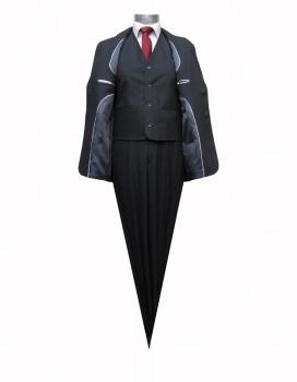 Herren Anzug 3-Teilig 120s Anthrazit