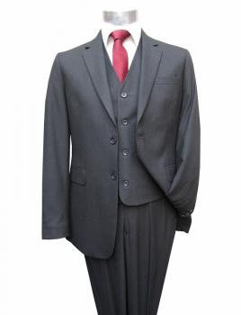 Herren Anzug 3-Teilig 120s Anthrazit