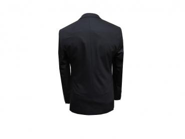 Herren Anzug mit Weste Schwarz Slim
