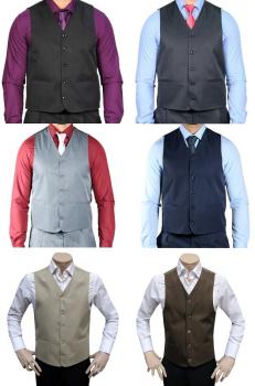 Klassische Herren Weste Anzugweste