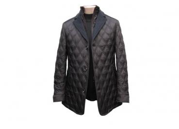 Herren Übergangsjacke Steppjacke Doppelkragen