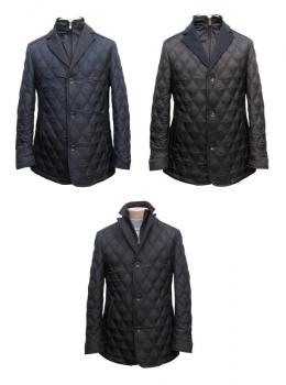 Herren Übergangsjacke Steppjacke Doppelkragen