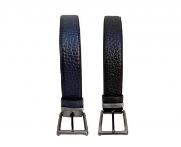 Herren Leder Gürtel grobe Prägung