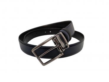 Wendegürtel Leder Braun/Schwarz, Blau/Schwarz