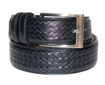 Flecht Herren Echt Leder Gürtel
