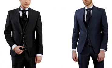 Festlich Elegante Herrenanzug streifen