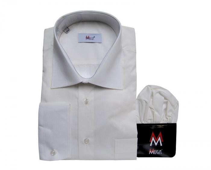 Herren Langarm Hemd Klassischer Schnitt