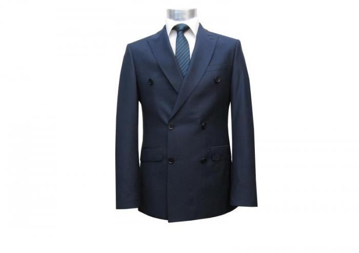 Zweireiher Herrenanzug Slim Fit Gentlemen Anzug