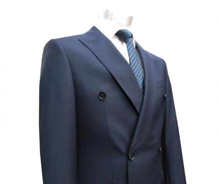 Zweireiher Herrenanzug Slim Fit Gentlemen Anzug