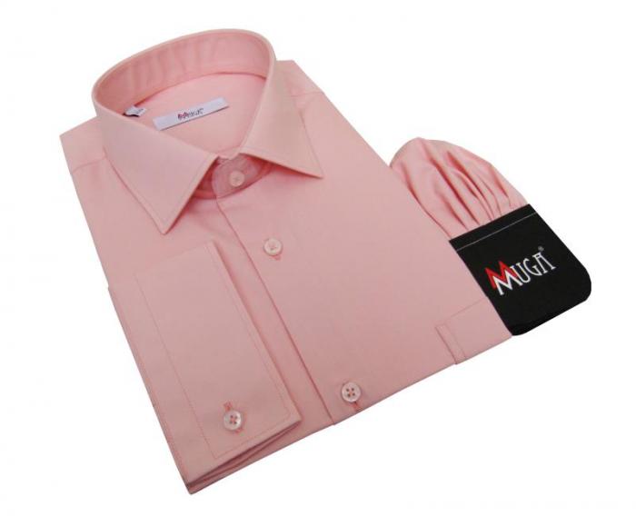 Regular Fit Herren Hemd mit Einstecktuch