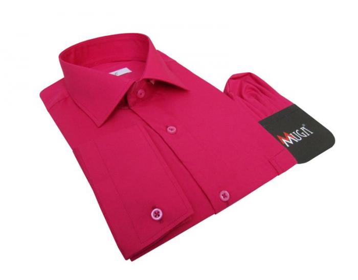 Regular Fit Herren Hemd mit Einstecktuch