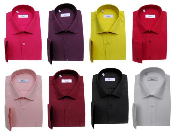 Regular Fit Herren Hemd mit Einstecktuch